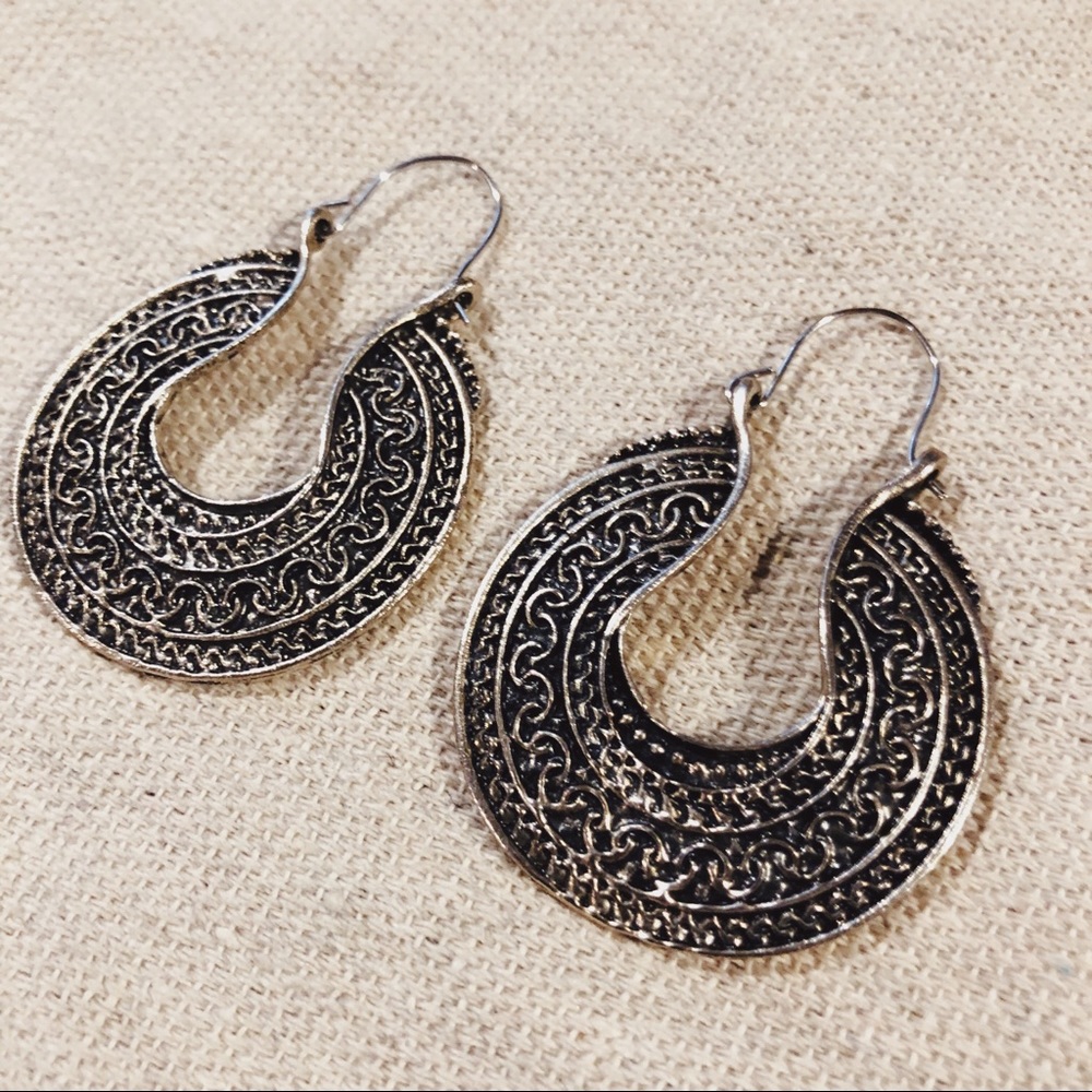 Silver Boho Earrings